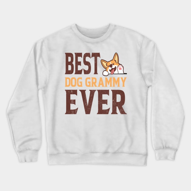 best dog grammy ever Crewneck Sweatshirt by walidhamza